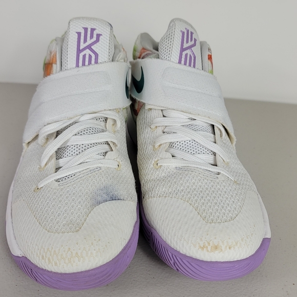 NIKE KYRIE 2 (GS) "EASTER" WHITE JADE LILAC826673-105 SIZE 7Y WOMENS - Picture 3 of 7